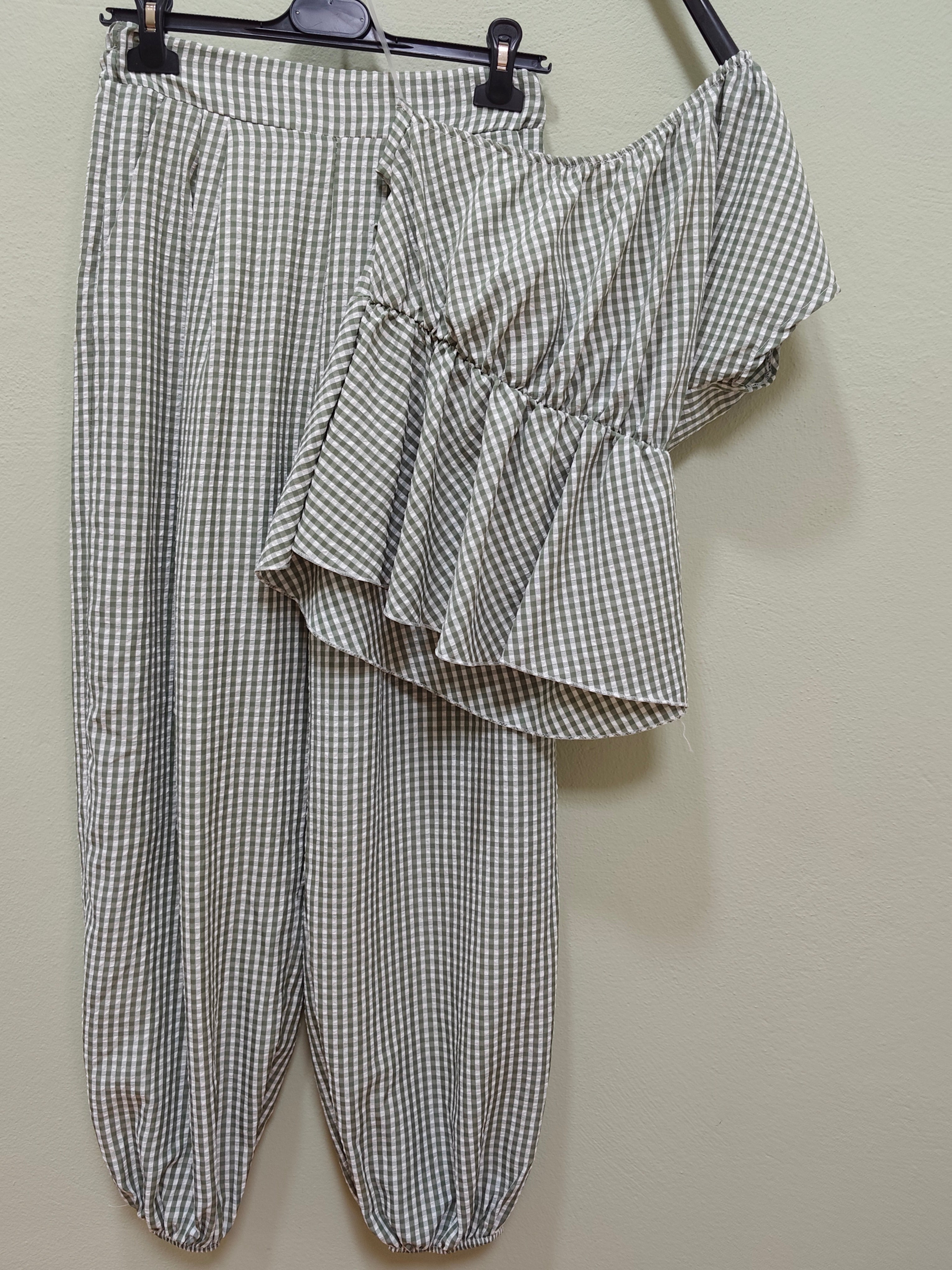 CONJUNTO VICHY UNA MANGA